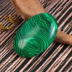 Green Malachite Stone Palm Crystal